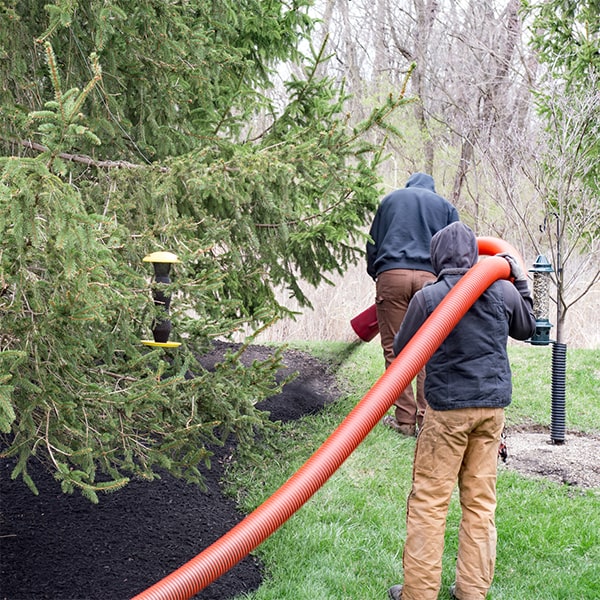 mulch blowing is often more cost-effective than traditional mulching methods